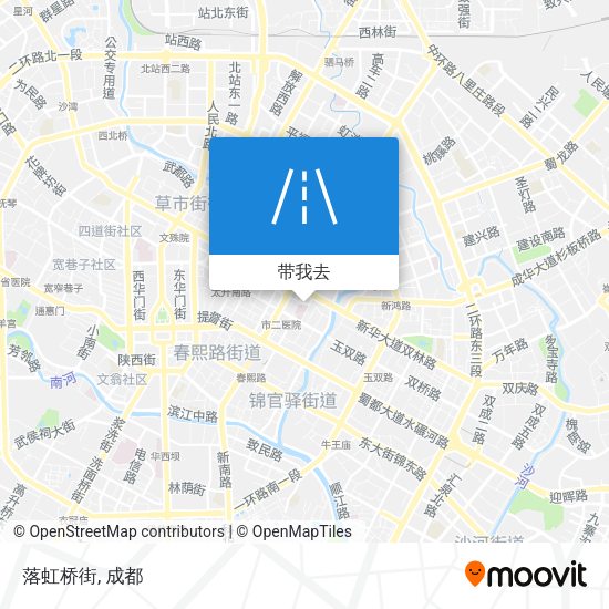 落虹桥街地图