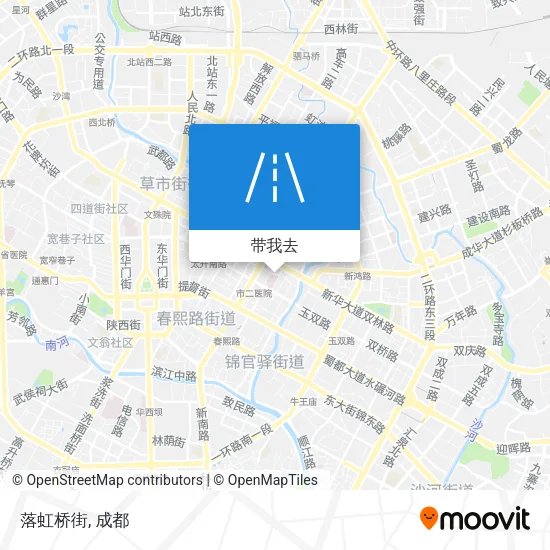 落虹桥街地图