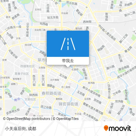 小关庙后街地图