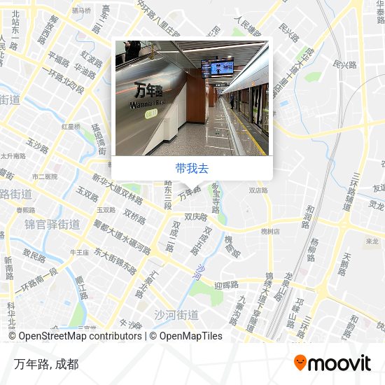 万年路地图