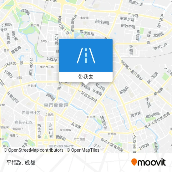 平福路地图