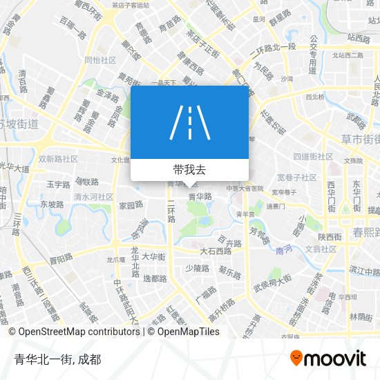 青华北一街地图