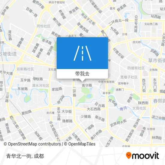 青华北一街地图