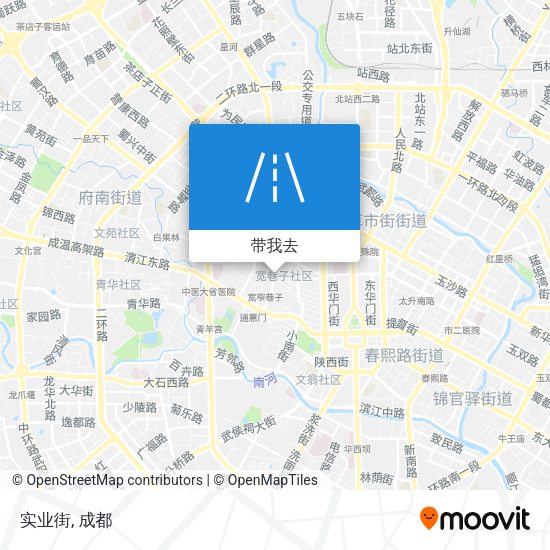 实业街地图