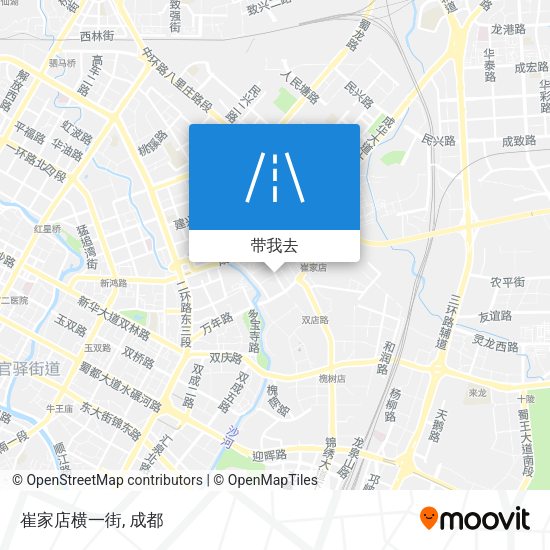 崔家店横一街地图