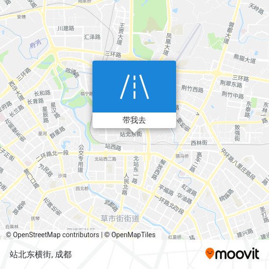 站北东横街地图