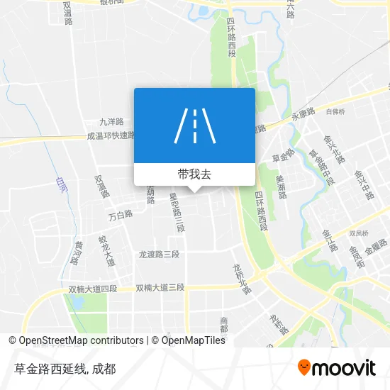 草金路西延线地图
