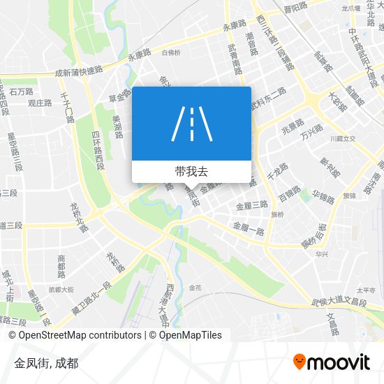 金凤街地图