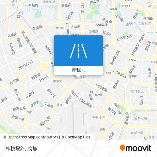 核桃堰路地图