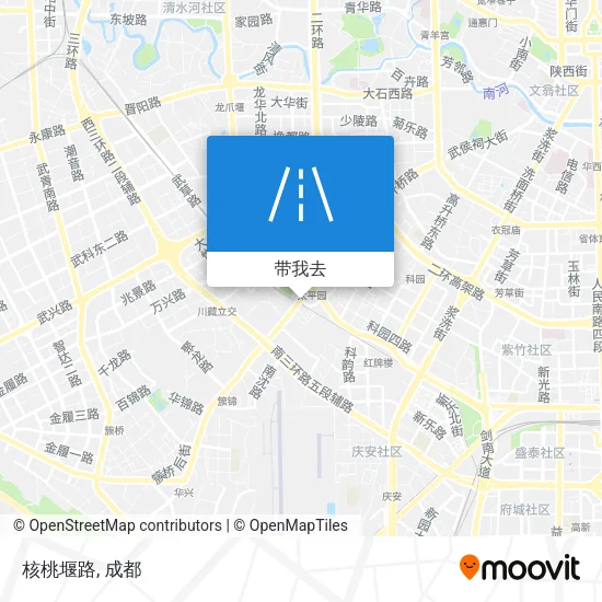 核桃堰路地图