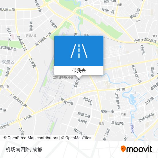 机场南四路地图