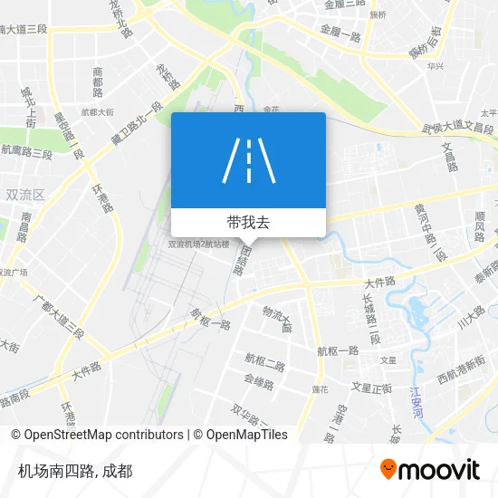 机场南四路地图