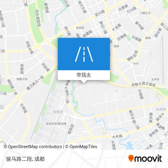 簇马路二段地图