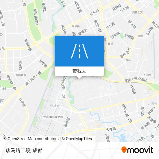 簇马路二段地图