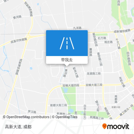 高新大道地图
