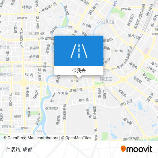 仁居路地图