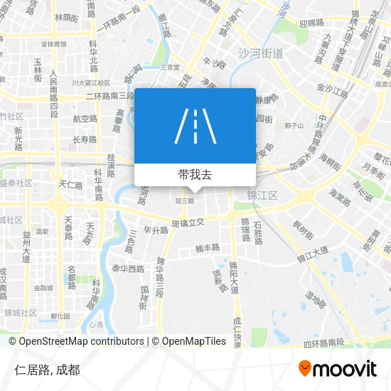 仁居路地图