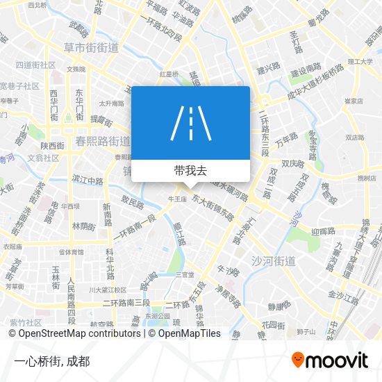 一心桥街地图