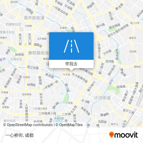一心桥街地图
