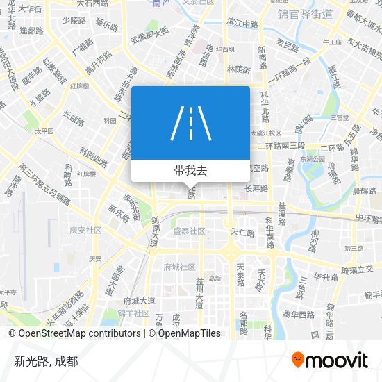 新光路地图