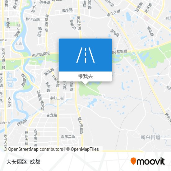 大安园路地图