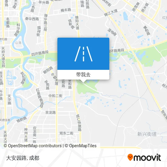 大安园路地图