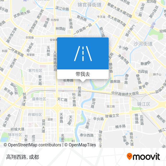 高翔西路地图