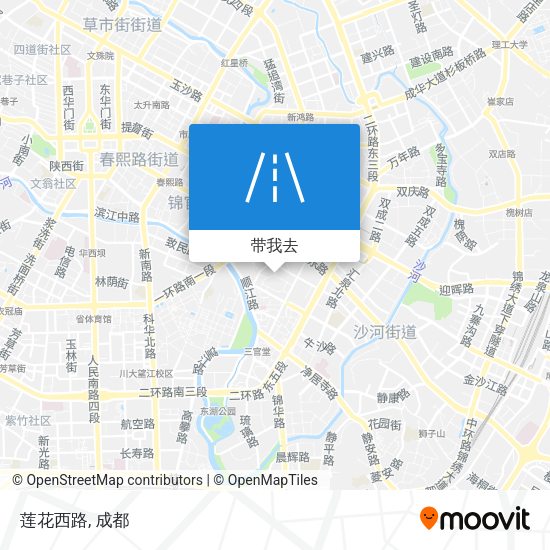 莲花西路地图