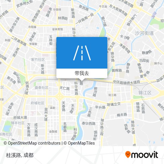桂溪路地图
