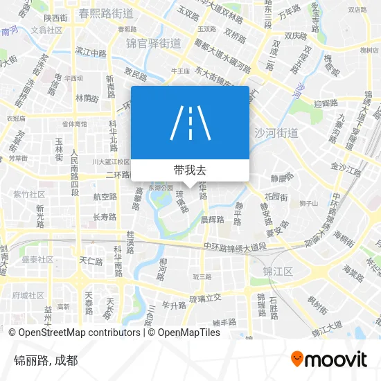 锦丽路地图
