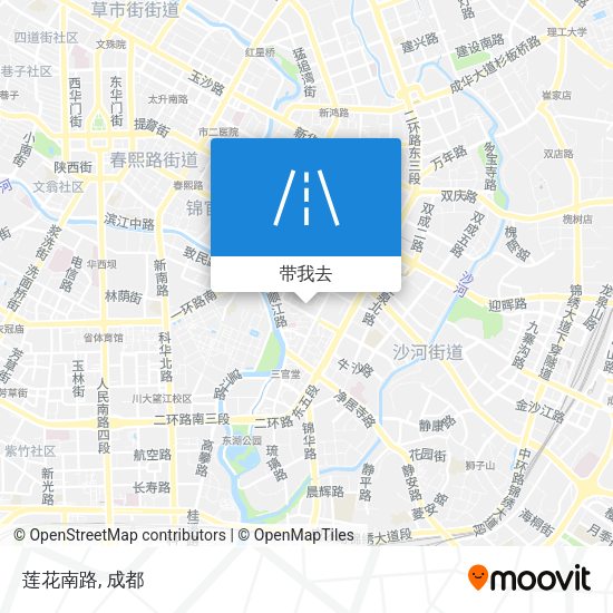 莲花南路地图