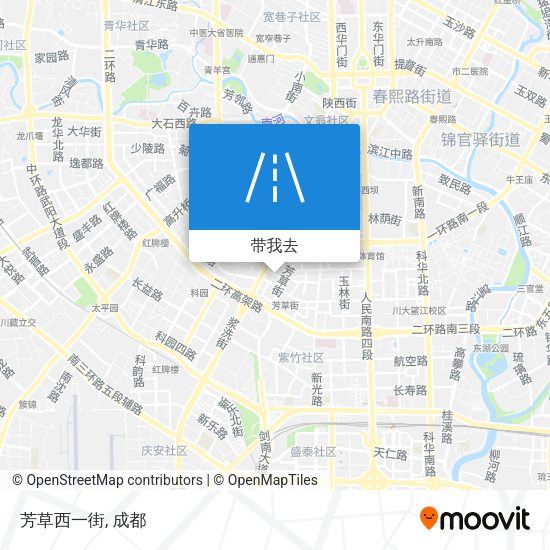 芳草西一街地图