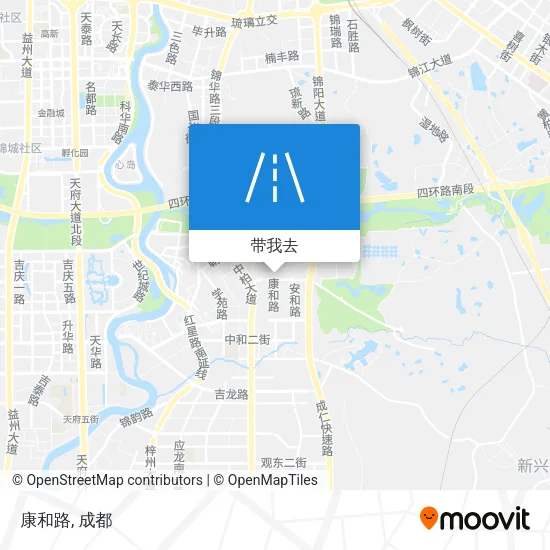 康和路地图