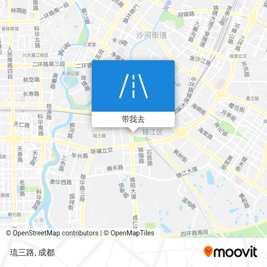 琉三路地图
