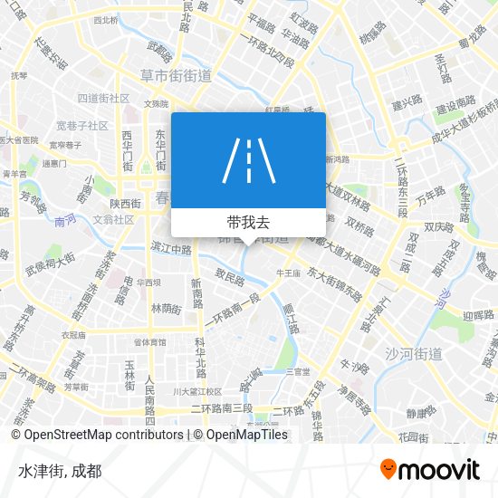 水津街地图
