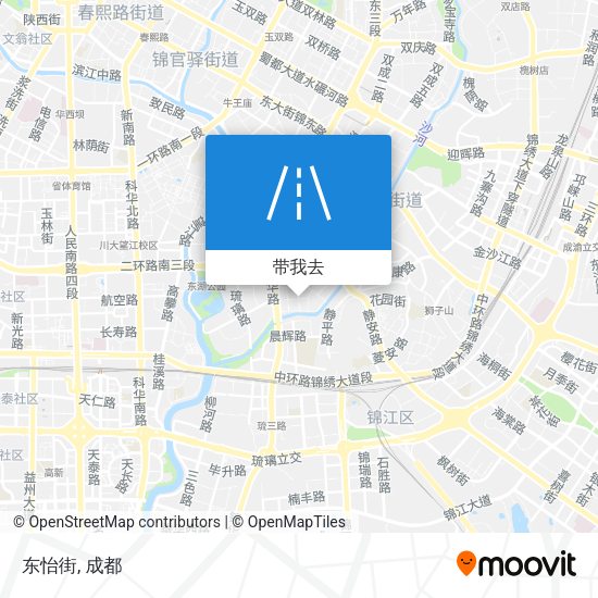 东怡街地图