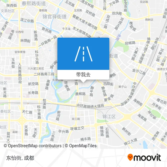 东怡街地图