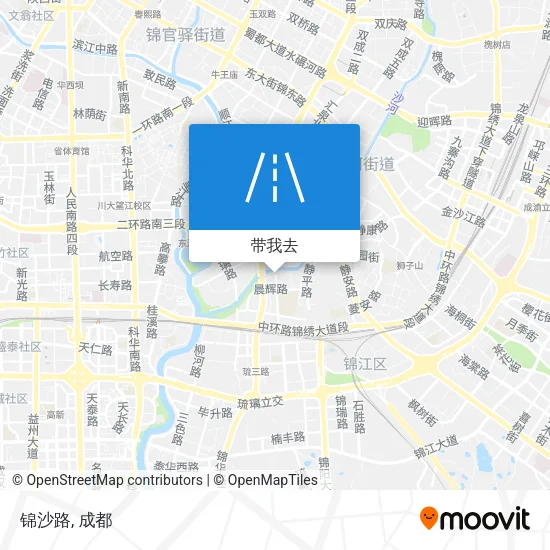 锦沙路地图