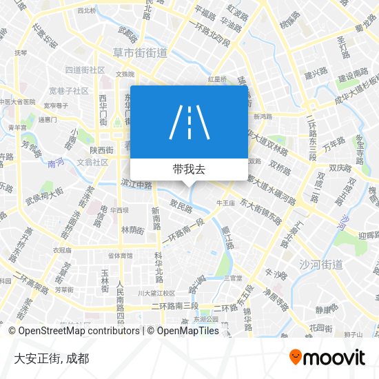 大安正街地图