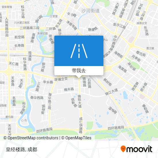皇经楼路地图