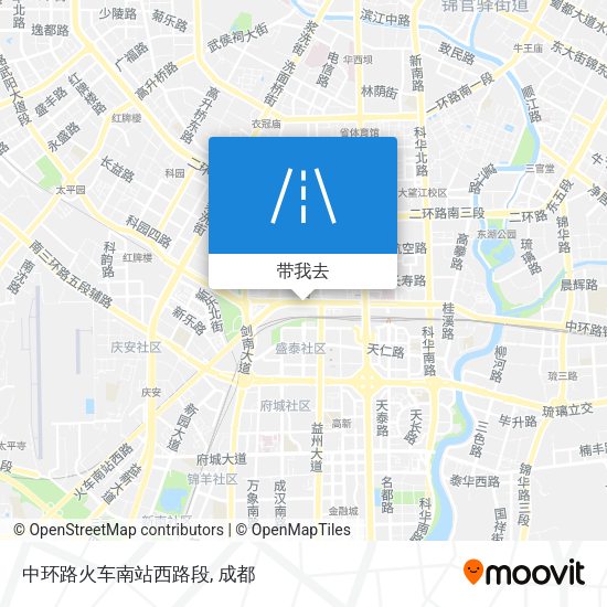 中环路火车南站西路段地图