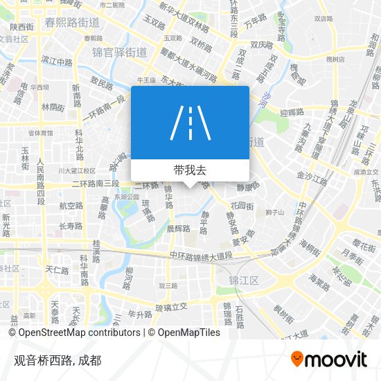 观音桥西路地图