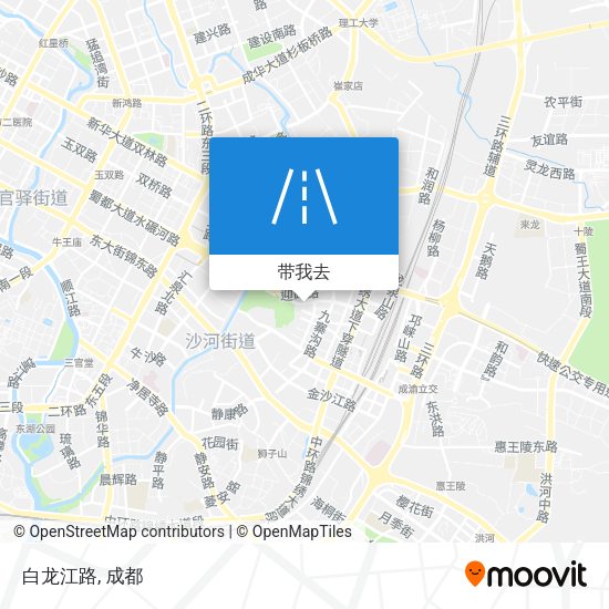 白龙江路地图