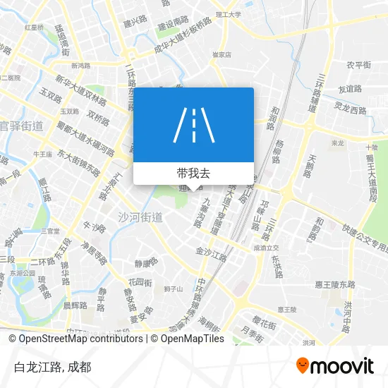 白龙江路地图