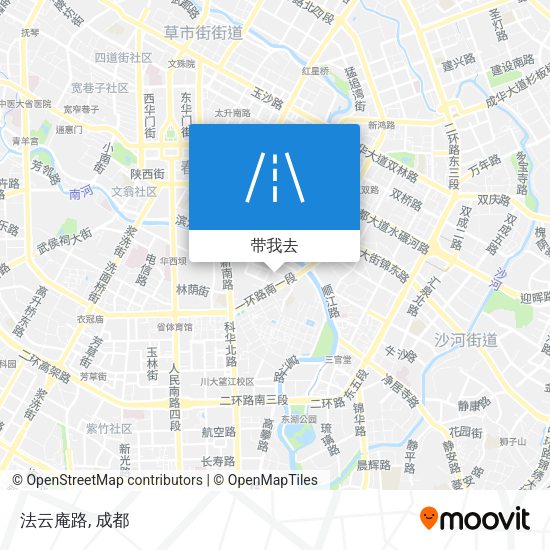法云庵路地图