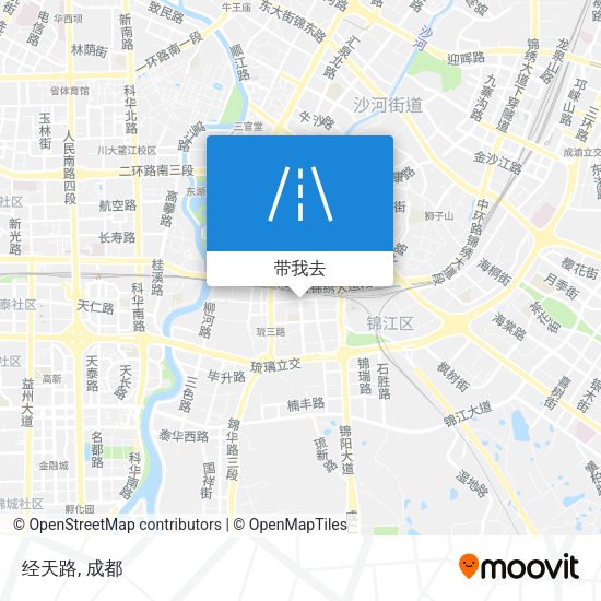 经天路地图