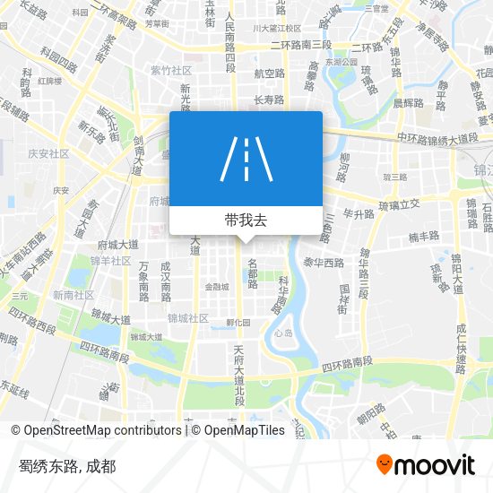 蜀绣东路地图