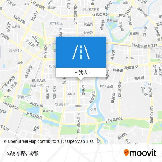 蜀绣东路地图