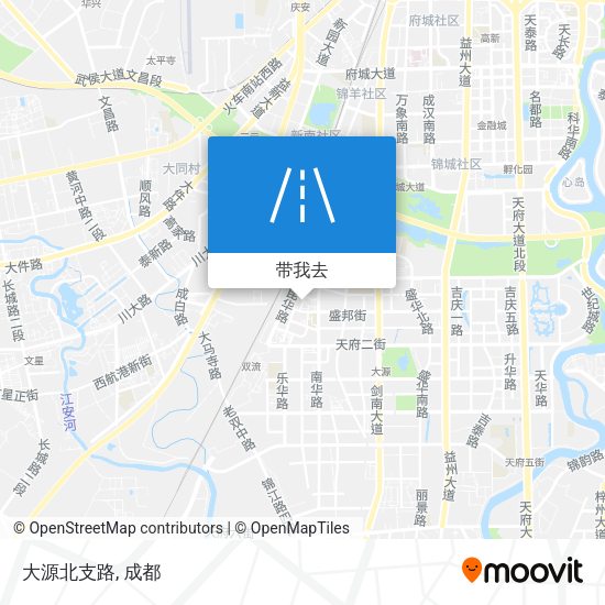大源北支路地图