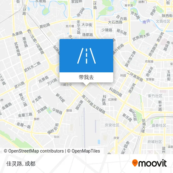 佳灵路地图